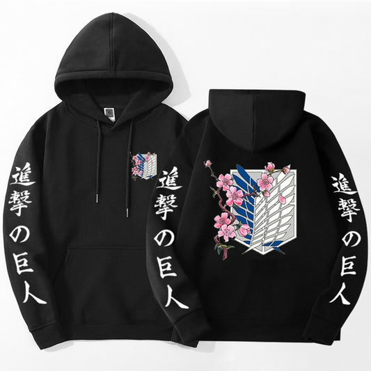 Attack on Titan Cherry Blossom Scout Regiment Hoodie