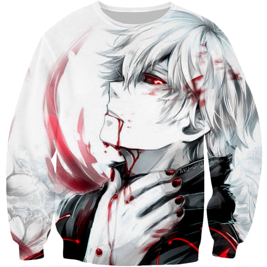 Tokyo Ghoul Kaneki Ken Long Sleeved Shirt