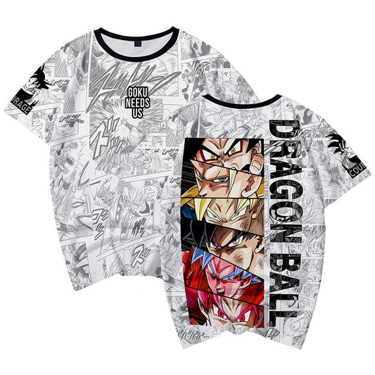 Dragon Ball Z Goku Needs Us Manga T-Shirt
