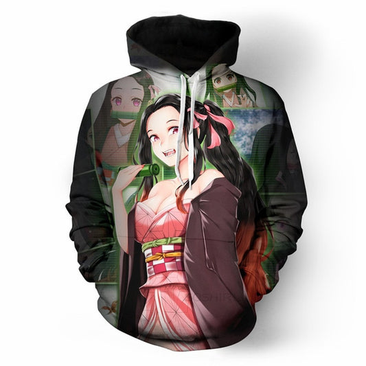 Demon Slayer Nezuko Portrait Hoodie