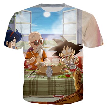 Dragon Ball Z Master Roshi and Goku Dinner T-shirt