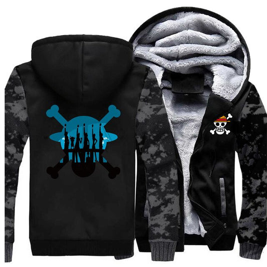 One Piece Straw Hat Pirates Thick Jacket