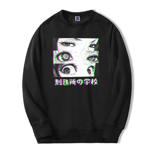 Anime Sad Eyes Long Sleeved Shirt