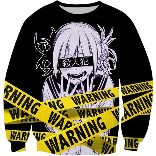 My Hero Academia Himiko Toga Warning Long Sleeved Shirt