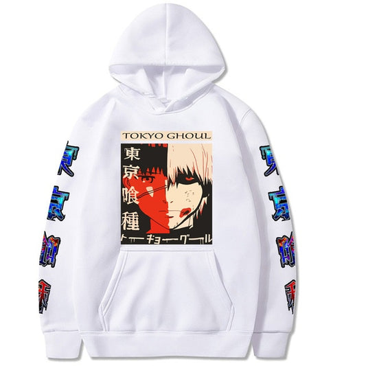 Tokyo Ghoul Anime Kaneki Ken Two Face Hoodie