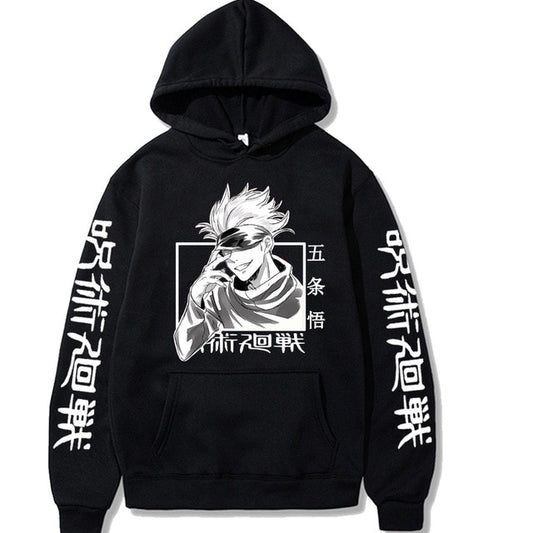 Jujutsu Kaisen Gojo Satoru Blindfold Peek Hoodie