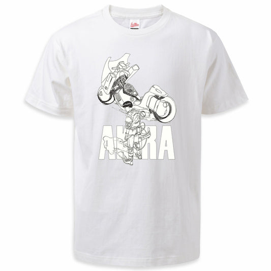Akira Shotaro Kaneda Black and White Bike Tee
