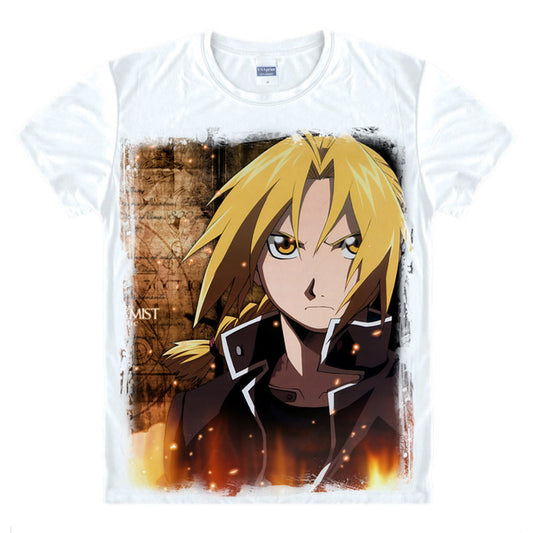 Fullmetal Alchemist Edward Elric Fiery Eyes Digital Printed T-Shirt