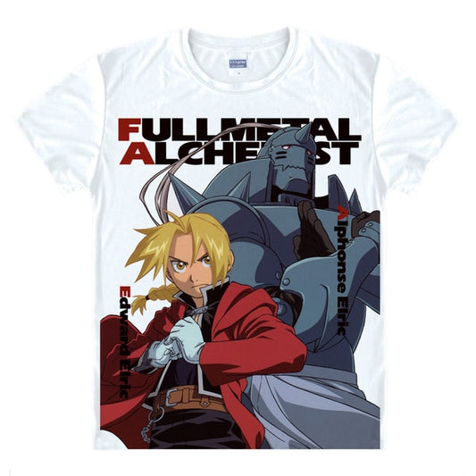 Fullmetal Alchemist Edward and Alphonse HQ Digital Printed T-Shirt