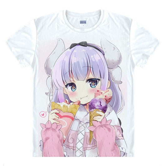 Dragon Maid Kanna Digital Printed T-Shirt