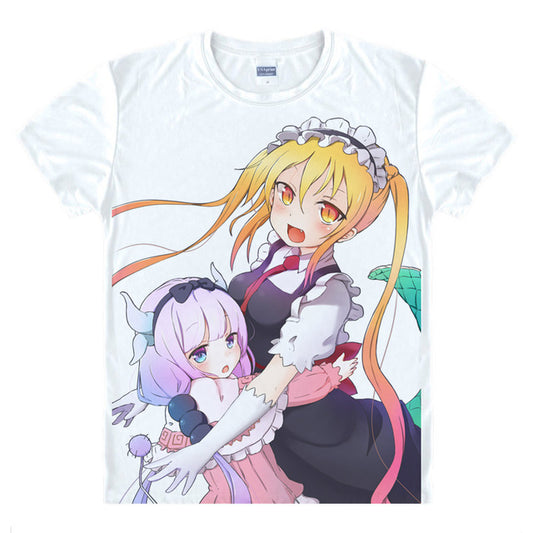 Dragon Maid Kanna and Tooru Digital Printed T-Shirt