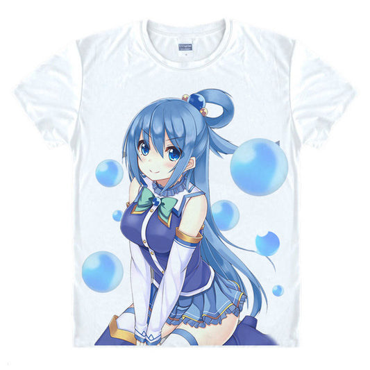 KonoSuba God's Blessing On This Wonderful World Aqua Bubbles T-Shirt