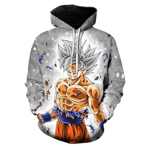 Dragon Ball Super Mastered Perfected Ultra Instinct Goku Hoodie