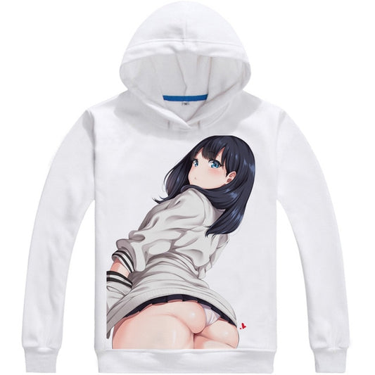 SSSS.GRIDMAN Rikka Takarada Pantsu Digital Printed Hoodie