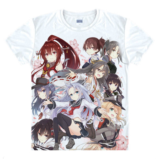 Kantai Collection Fleet Collection Digital Printed T-Shirt