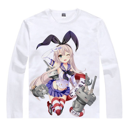 Kantai Collection Shimakaze Digital Printed Long Sleeved Shirt