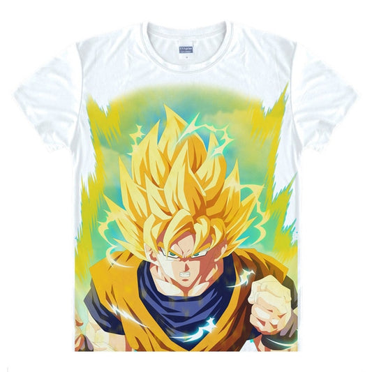 Dragon Ball Z Digital Printed Goku Super Saiyan T-Shirt