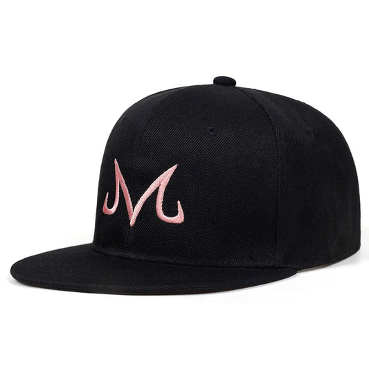 Dragon Ball Z Pink Embroidery Majin Snapback Cap