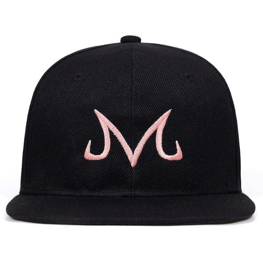 Dragon Ball Z Pink Embroidery Majin Snapback Cap