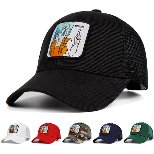 Dragon Ball Z Bulma Patch Trucker Hat