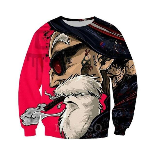 Dragon Ball Z Master Roshi Drip Long Sleeved Shirt